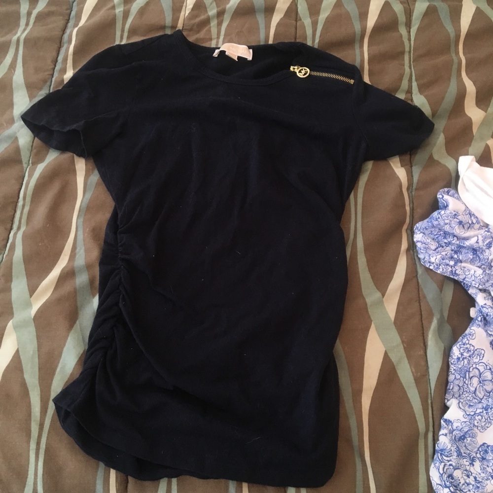 michael kors blue gold shirt